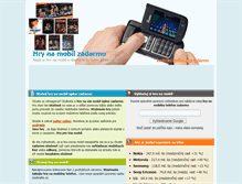 Tablet Screenshot of hry-na-mobil-zadarmo.mp3stahuj.sk